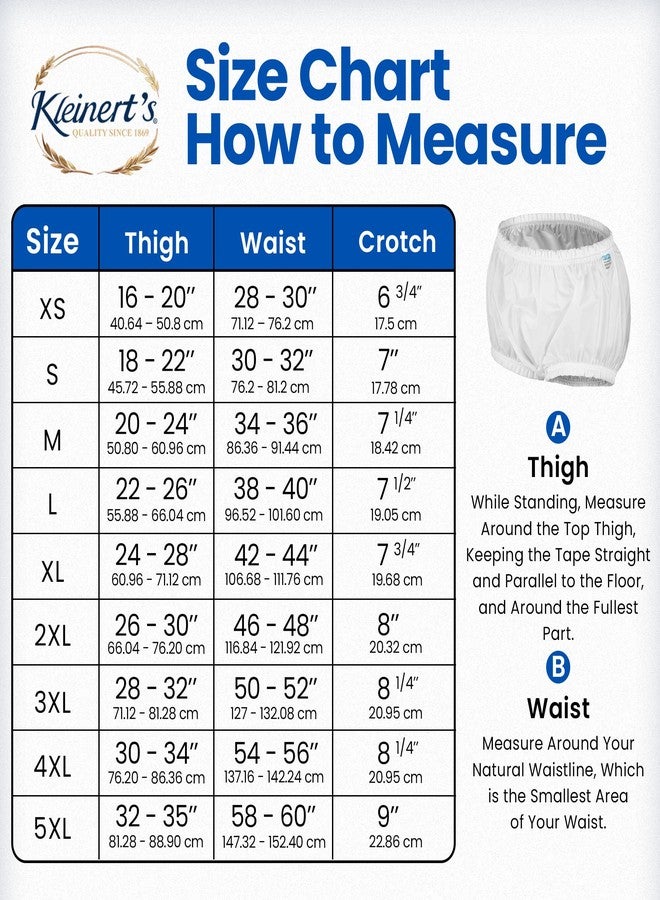 Kleinert's Unisex Waterproof Pull-On Adult Diaper Cover - Leakproof Washable Incontinence Pants for Sensitive Skin - Comfortable Fit Wear with Diaper, Guard or Pad (X Large) - Image 4